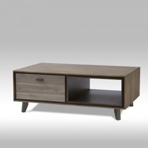 Malaga sofabord med skuffe i acacia træ