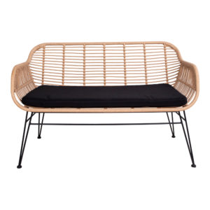 Trieste - sofa i natur polyrattan